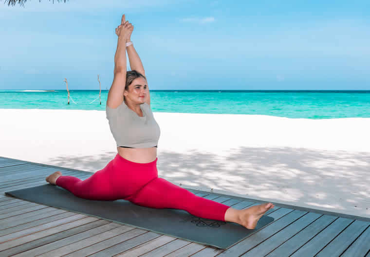 Anju Rathi: yoga by the sea