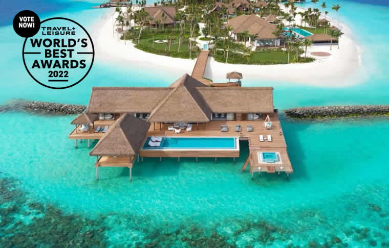 Waldorf Astoria Maldives Ithaafushi: reef pool villa