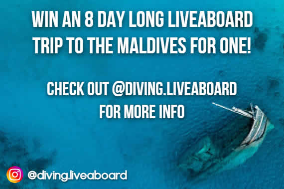 Win a trip for 1 to the Maldives