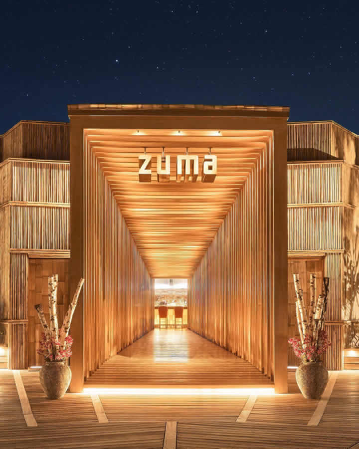 Zuma Restaurant Entrance